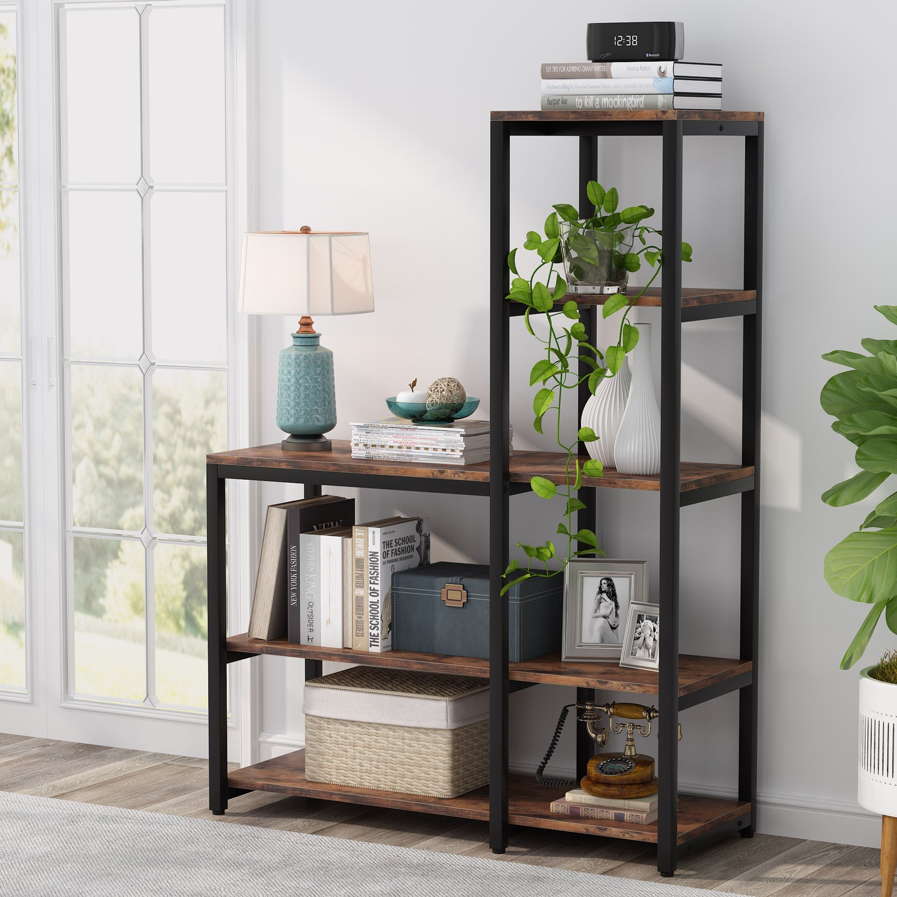 Kitchen Baker's Rack, 5-Tier Microwave Oven Stand Shelf Tribesigns